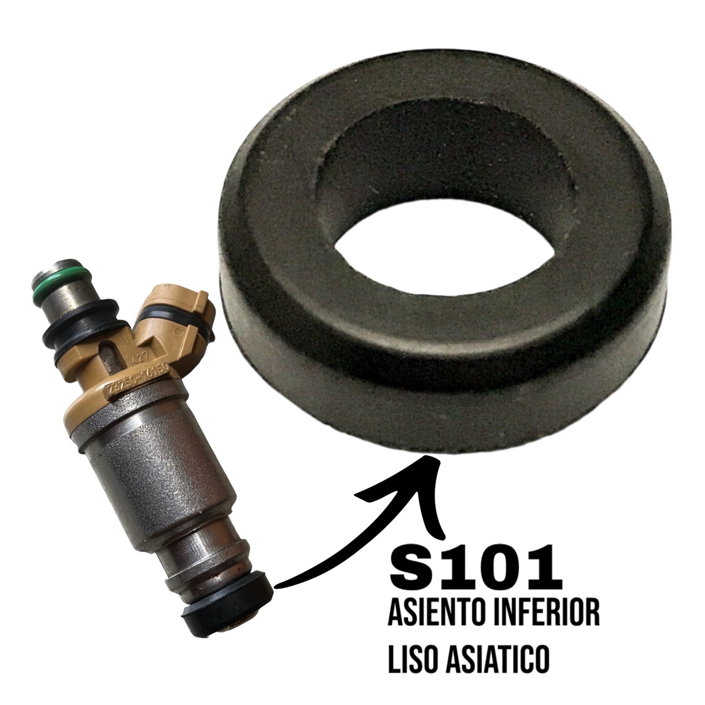 S101-20 Asiento Inferior Biselado Inyector Asiático